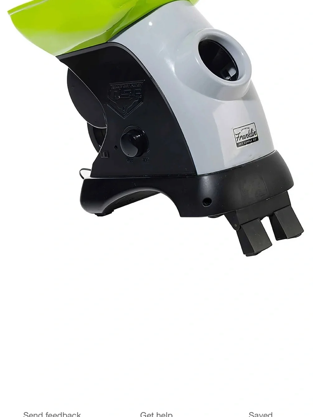 Automatic Tennis Ball Launcher - Lime Green/Gray